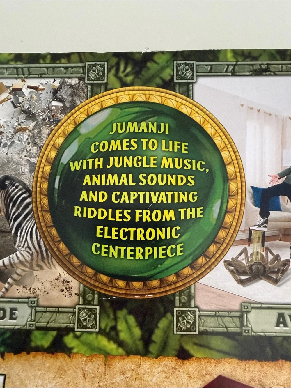 Jumanji Deluxe Board Game - Brown Jungle Edition - 90s Collector Nostalgia Toy - Picture 4 of 15
